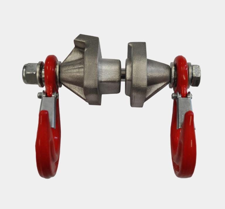 ダブルフック（VF80105用） 小型エンジンウインチ ロープウインチ ポータブルウインチ DOCMA社 日本総代理店 フォレスト